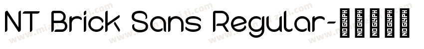 NT Brick Sans Regular字体转换